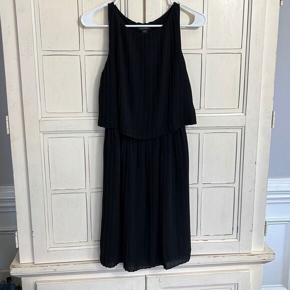 NWT J. Jill size XSP XS Petite black accordion pleat dress - Picture 1 of 4